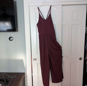 Breezeful™ Backless Side Invisible Zipper Pocket Wide Leg Quick Dry Resort Slip